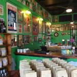  interior of Galveston Coffee Roasters shop 