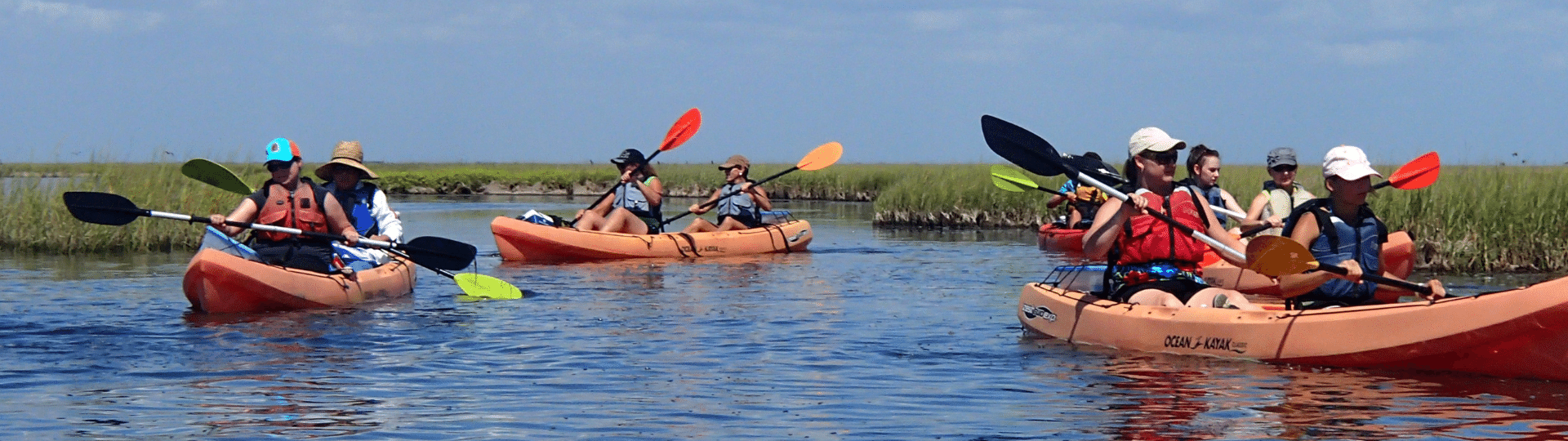 kayaking in Galveston TX