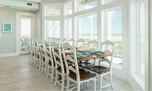 Dining Room Table in a Galveston Beach House